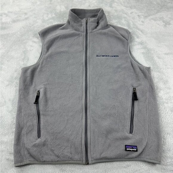 Patagonia Synchilla Grey Fleece Vest Men’s Size M - Picture 5 of 11